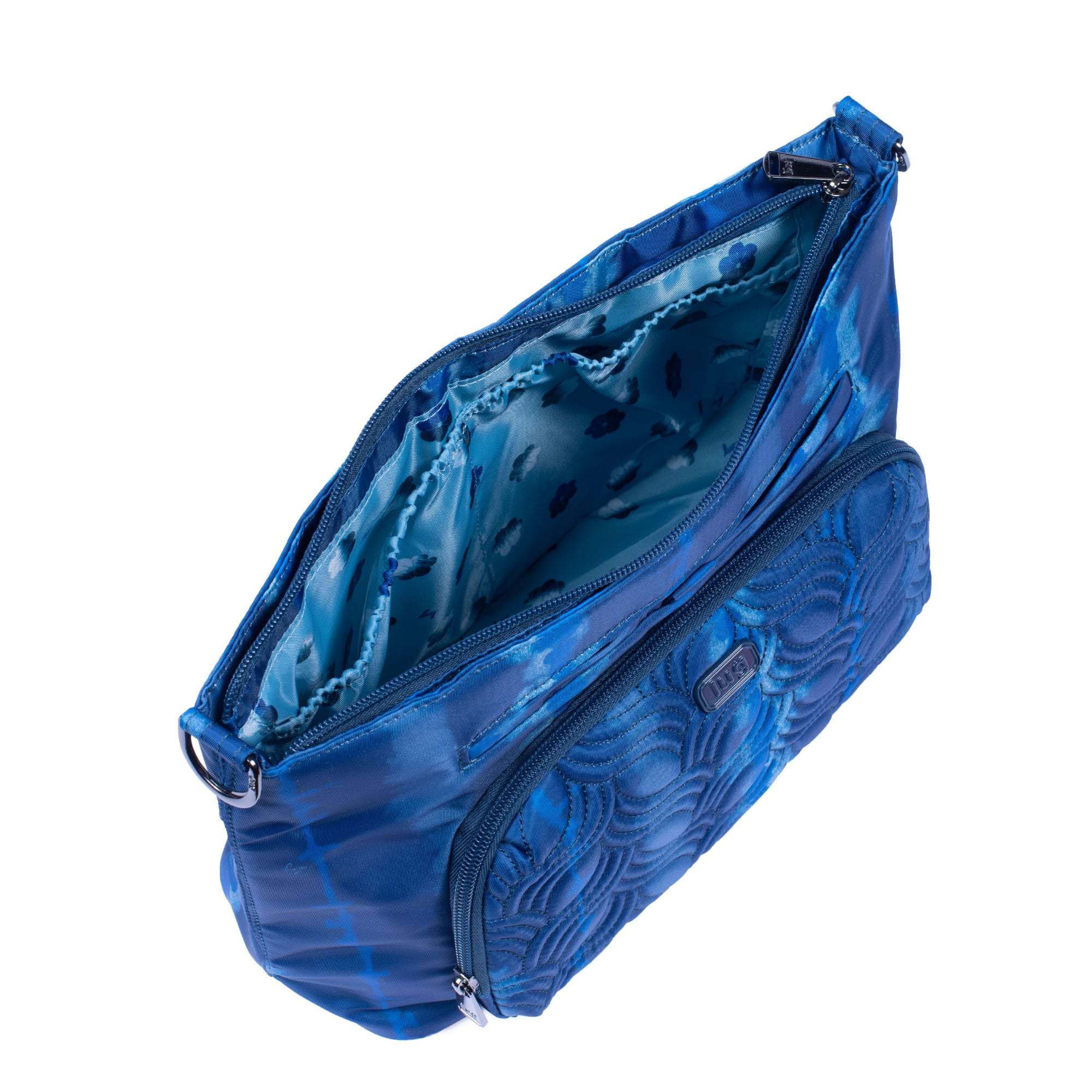 Samba XL Convertible Crossbody Bag - SHIBORI BLUE - SambaXL_ShiboriBlue_05